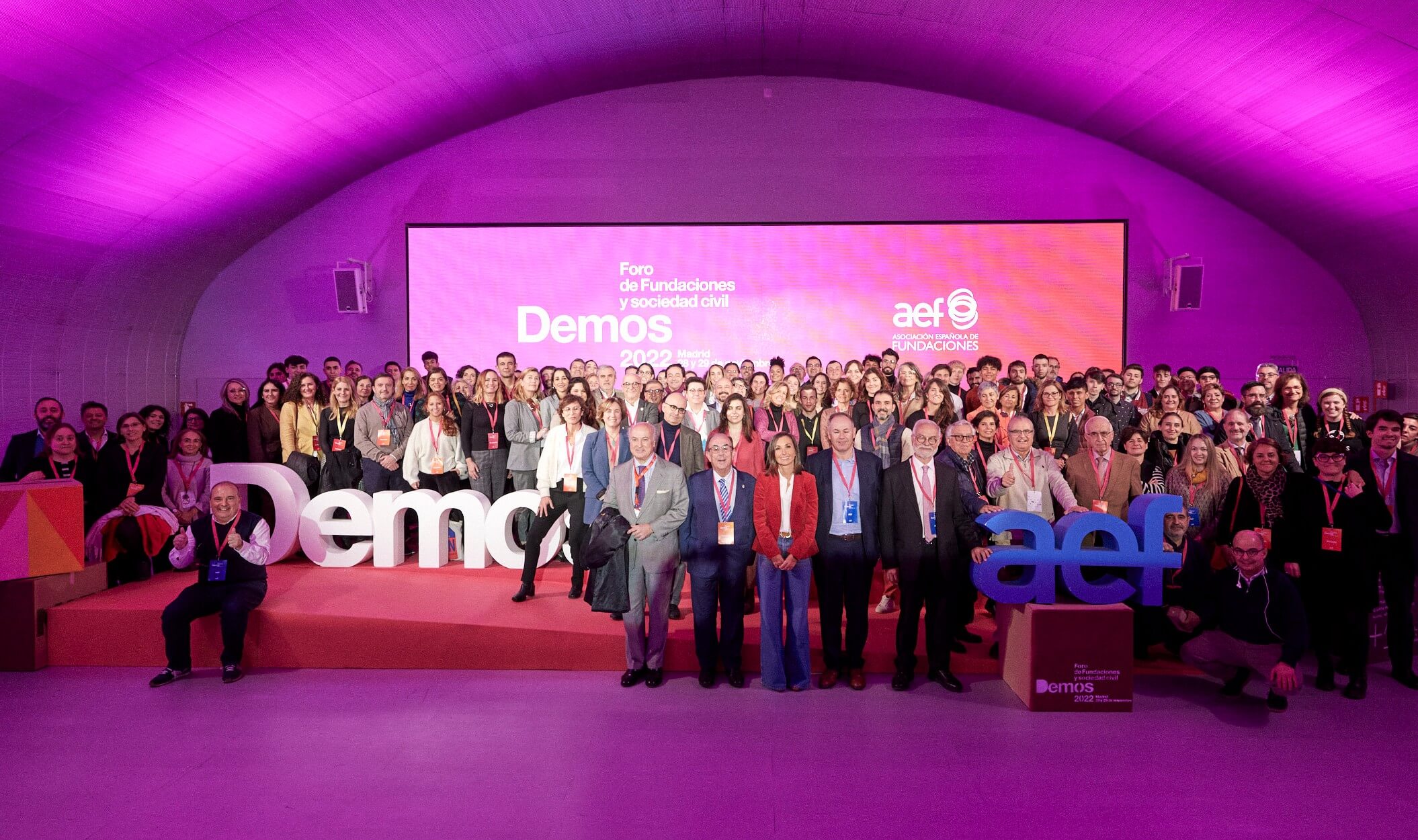 Éxito de participación en #Demos2022, la cita de referencia del sector fundacional en España