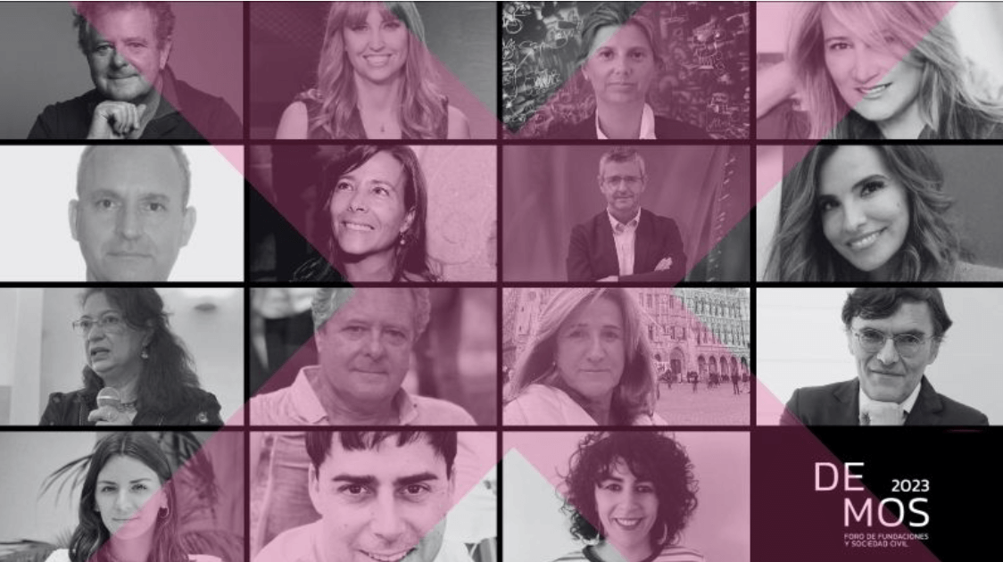 Juan Luis Cano, Sandra Sabatés, Ana Caballero y Joana Bonet, en Foro Demos 2023